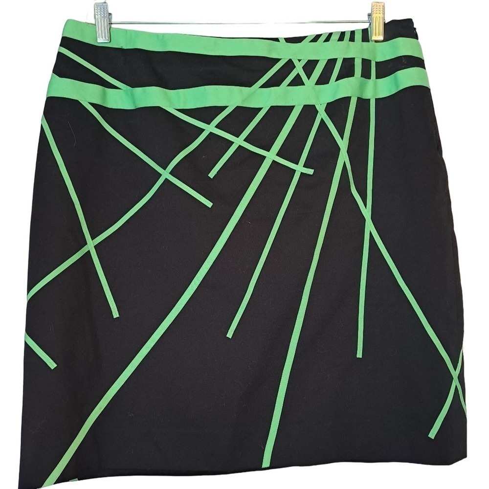 Carlisle green/navyblue pencil skirt plus sz 16 NWOT